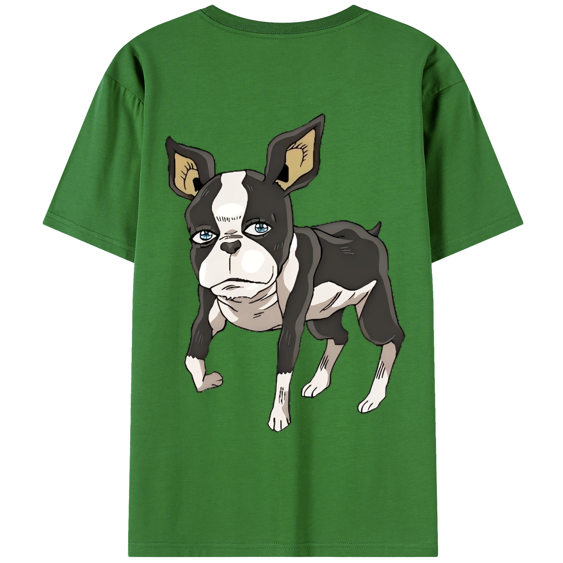 （画像用） ジョジョの奇妙な冒険 イギー JoJo's Bizarre Adventure Iggy レディース半袖Tシャツ(バックプリント)